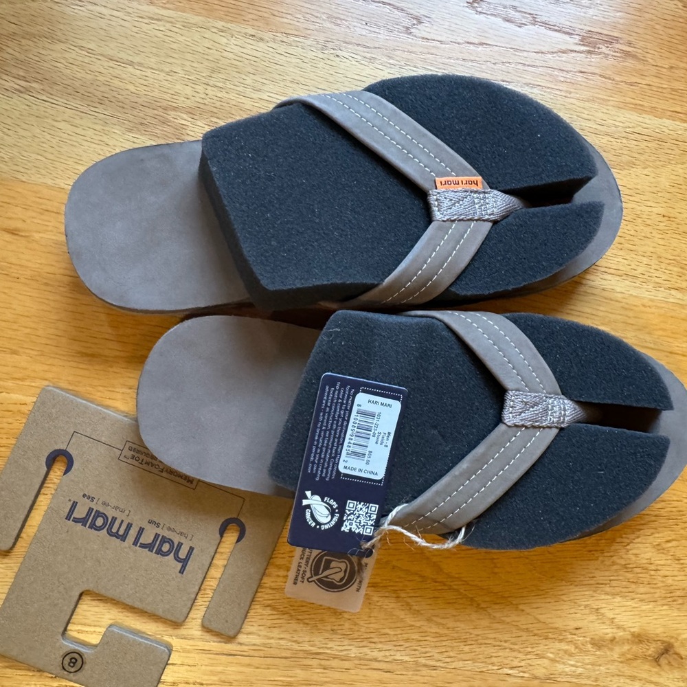 Hari Mari Men's Brown Flip Flops